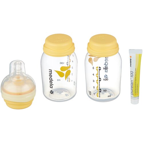 фото Medela набор базовый starter kit, с рождения, желтый