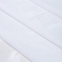 Ткань Полина сортовая белая без рисунка (10090)