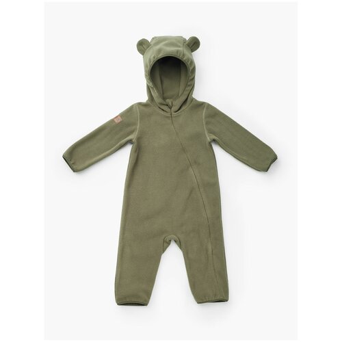 89018, Комбинезон флисовый Happy Baby детский, dark grey, 92-98