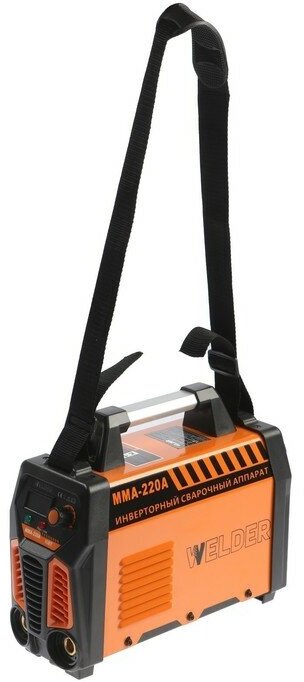 фото Сварочный аппарат Welder MMA-220A LCD, 5 кВт, 20-220 А, 1.6-4 мм, LCD дисплей, 2 кабеля