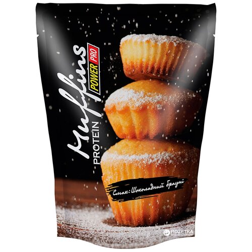 Muffin Protein 600 г - шоколадный брауни хлебцы protein rex шоколадный брауни 55 г