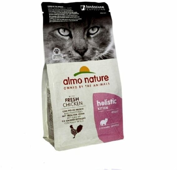 Almo Nature - Корм для котят с курицей и коричневым рисом (kitten chicken&rice) 12кг - фотография № 6