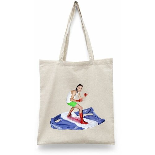 фото Сумка шоппер каждому своё, бежевый