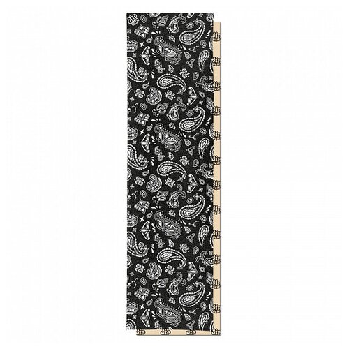 Шкурка для скейтборда Dip Grip paisley black