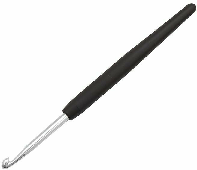 Крючок с пластиковой ручкой, алюминий, d 4,5 мм, 14 см, Prym