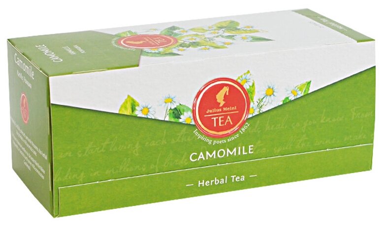 Чай Julius Meinl Camomile (Ромашка) в пакетиках 2x25шт - фотография № 7