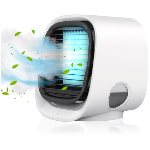 Портативный кондиционер Air Cooler 3 в 1 очиститель и увлажнитель воздуха 3 режима охлаждения функция ночника с LED подсветкой 167700₽