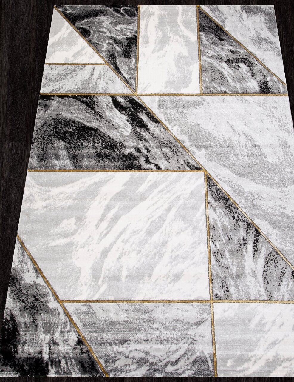 фото Ковер 08742G - GOLD / GOLD - Прямоугольник - коллекция OMEGA