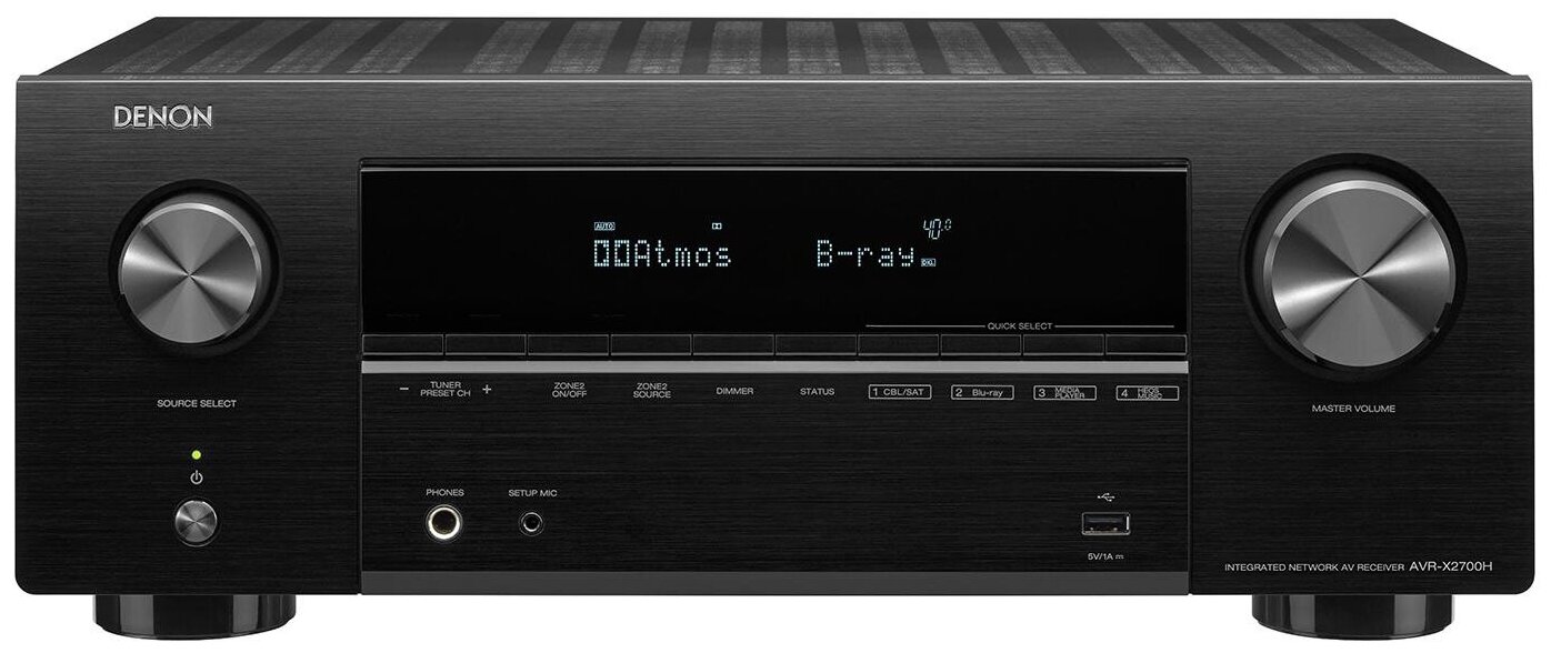 AV-ресивер 7.2 Denon AVR-X2700H, black — купить в интернет-магазине по низкой цене на Яндекс Маркете