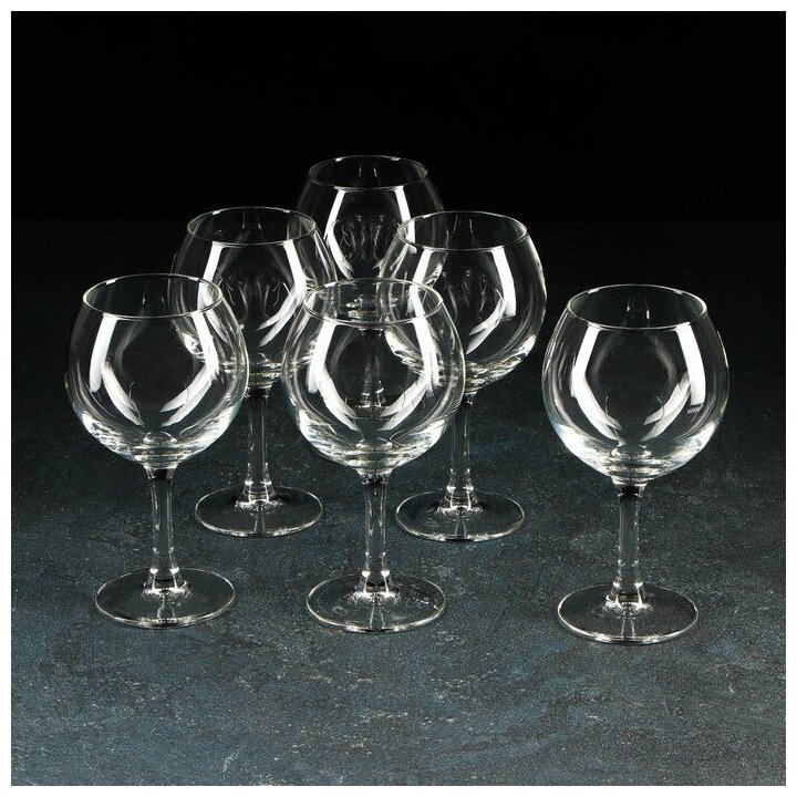 Luminarc Набор стеклянных бокалов для вина «Французский ресторанчик», 350 мл, 6 шт