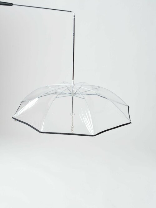 Зонт Grant Barnett, механика, купол 77 см, 8 спиц, прозрачный, бесцветный