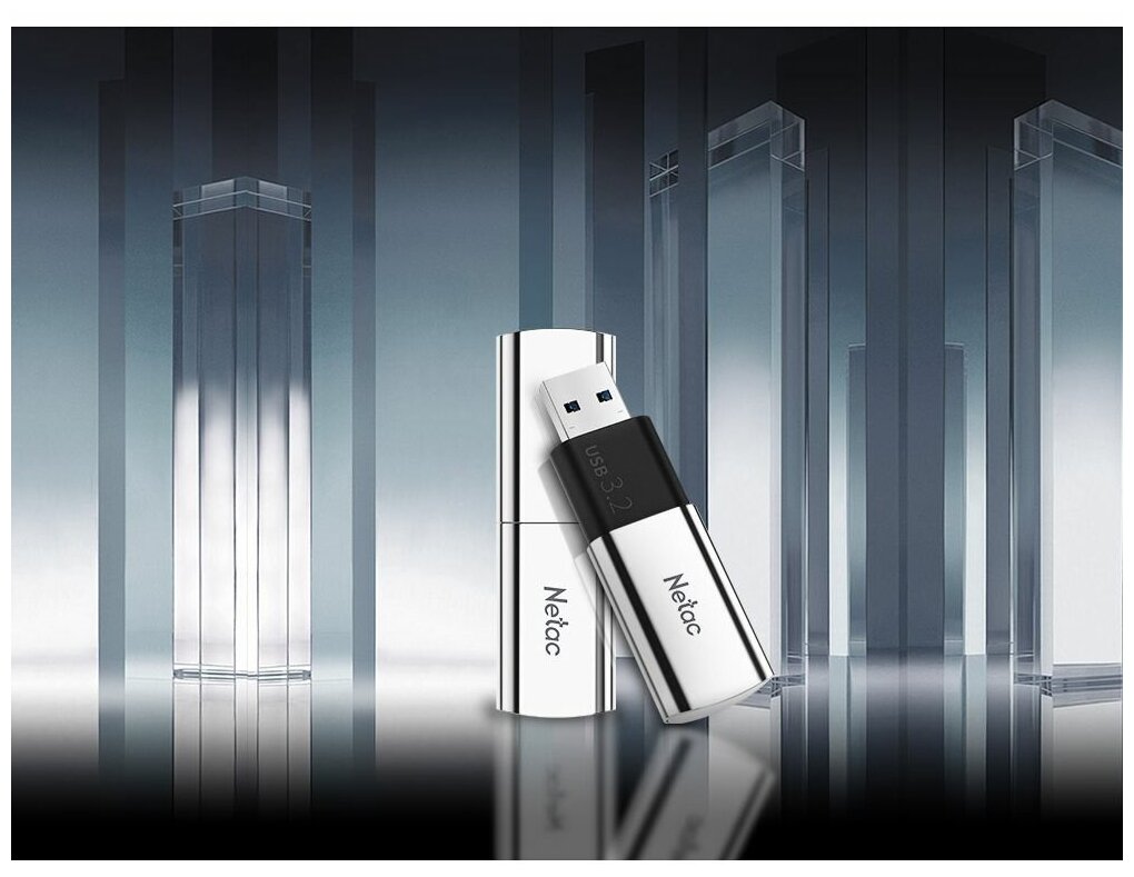 Носитель информации Netac US2 USB3.2 Solid State Flash Drive 256GB,up to 530MB/450MB/s (NT03US2N-256G-32SL) - фото №8