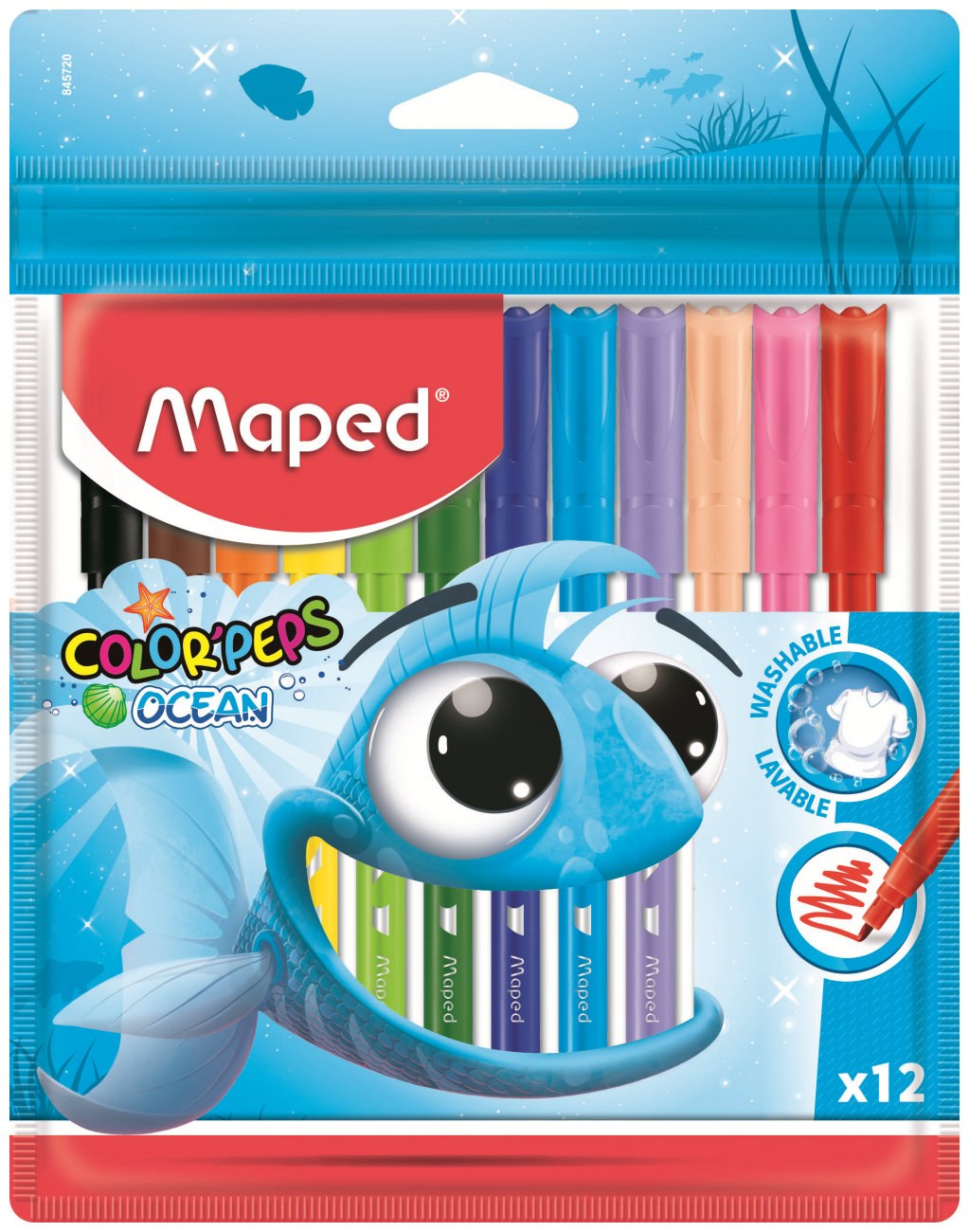 Фломастеры Color Peps Ocean 12 шт Maped 845720