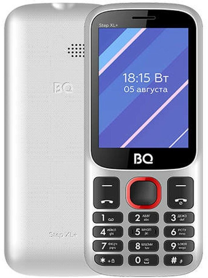 Мобильные телефоны (BQ 2820 STEP XL+ WHITE+RED)