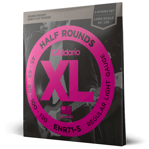 фото D addario enr71 5 струны для бас-гитары d'addario