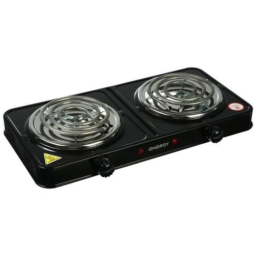 Плитка электрическая ENERGY EN-904B 2000 Вт 2 конфорки чёрная 188000₽