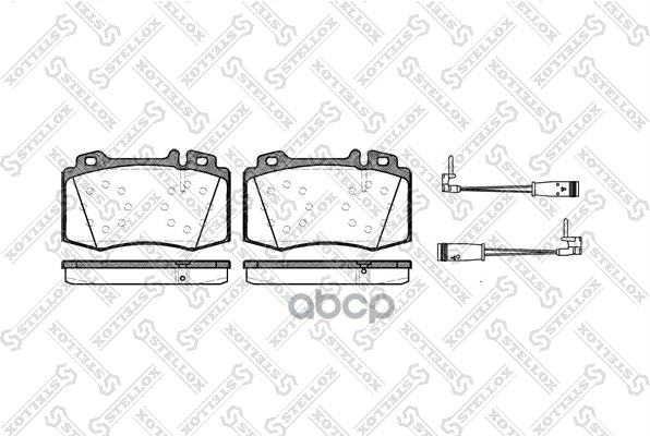 780 002B-Sx_=769 02 ! Колодки Дисковые П Mb W220/W211 02> Stellox арт. 780 002B-SX