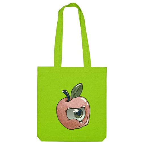 Сумка шоппер Us Basic, зеленый сумка глазное яблоко красный