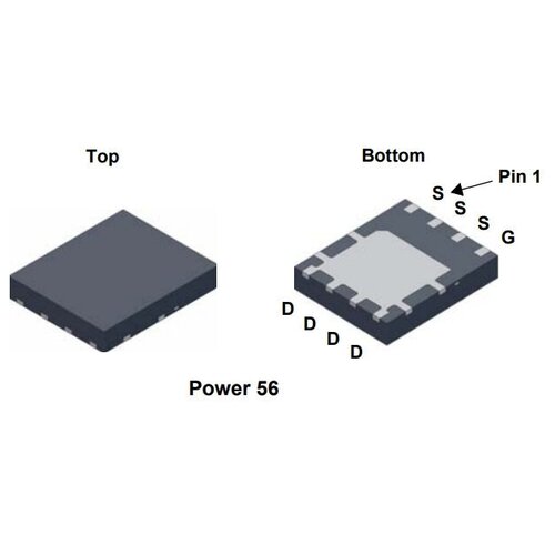 Микросхема FDMS7692 N-Channel MOSFET 30V 28A POWER56