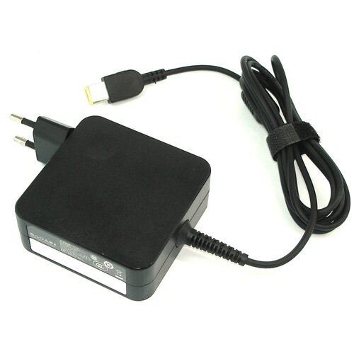 фото Блок питания (сетевой адаптер) для ноутбуков lenovo 20v 3.25a 65w rectangle (прямоугольный) travel iqzip