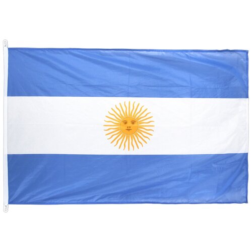 Флаг Аргентины с карабинами 90х135 см