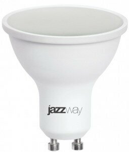 Светодиодная LED лампа Jazzway GU10 7W 3000K 2K 55x50 PLED-SP .1033550 (упаковка 14 штук)