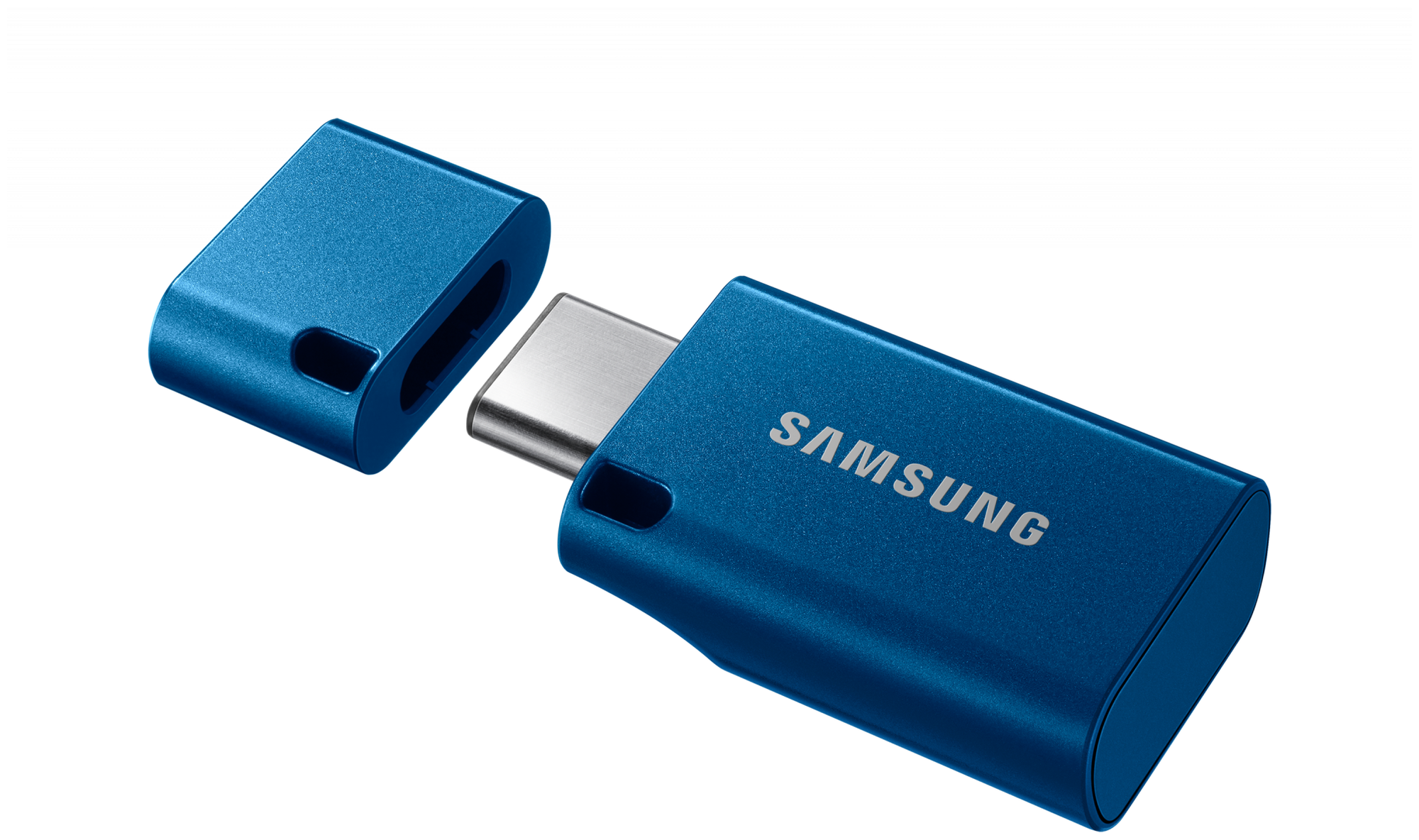 Накопитель USB 3.2 128GB Samsung blue - фото №4