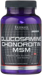 Препарат для укрепления связок и суставов Ultimate Nutrition Glucosamine & Chondroitin & MSM 90 табл