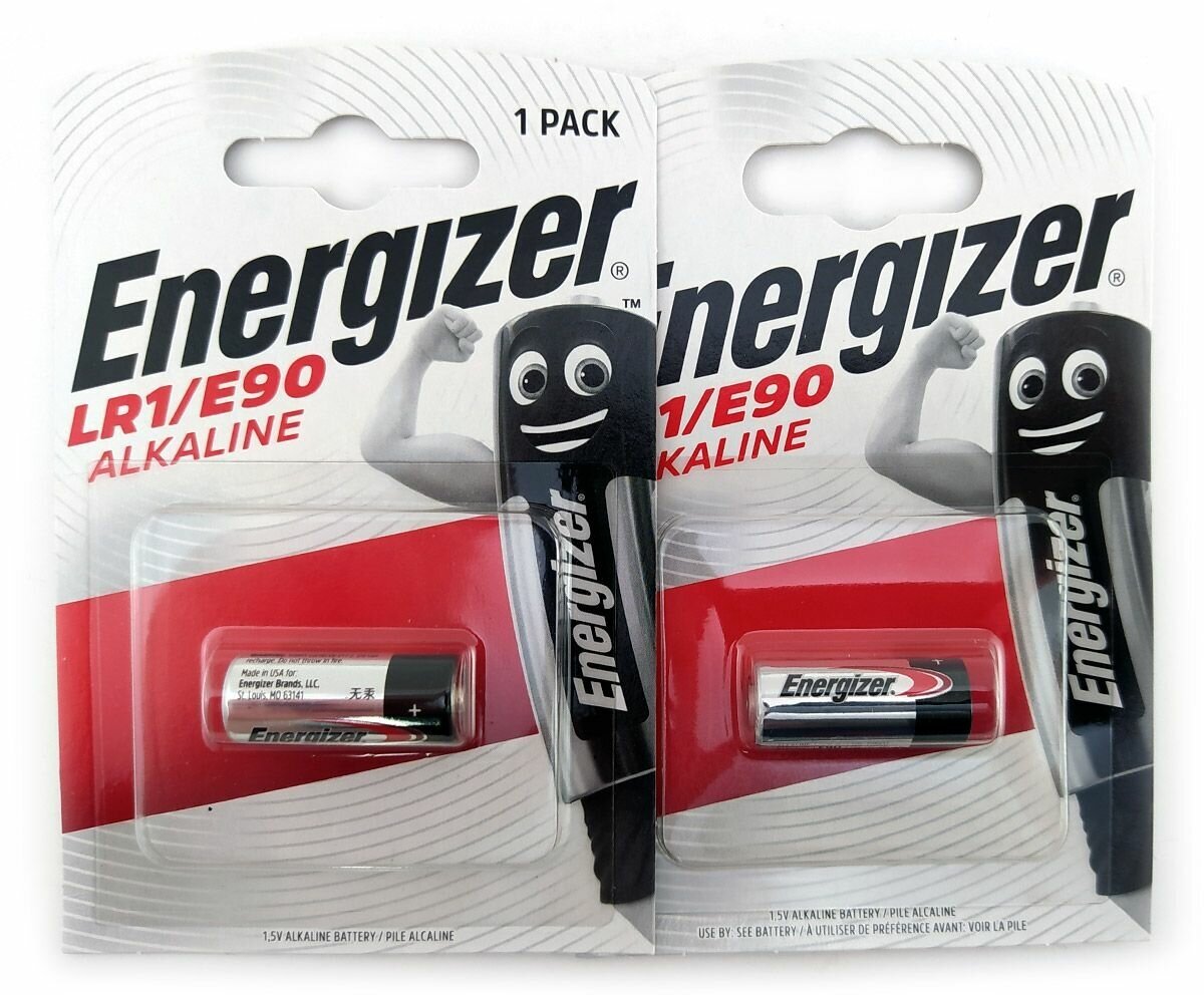 Батарейки (2шт) Energizer LR1 (N E90 MN9100) 1.5В