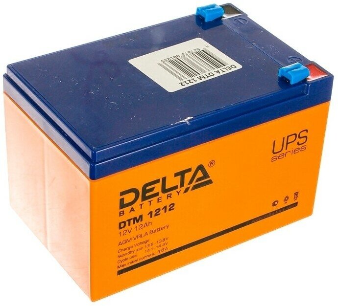 DELTA Battery DTM 1212 12В 12 А·ч - фото №7