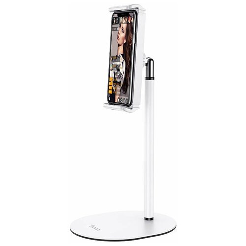 фото Держатель hoco настольный ph31 soaring series metal desktop stand белый