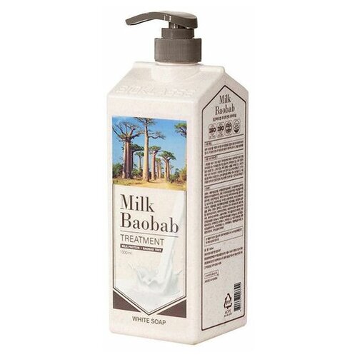 OWS Бальзам для волос MilkBaobab Original Treatment White Soap 1000мл 8 КЮ