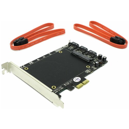 SATA RAID контроллер St-lab PCI-E SSD+SATA 6G adapter A-550
