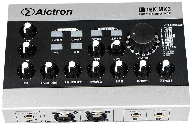 Внешняя звуковая карта с USB Alctron U16K-MK3