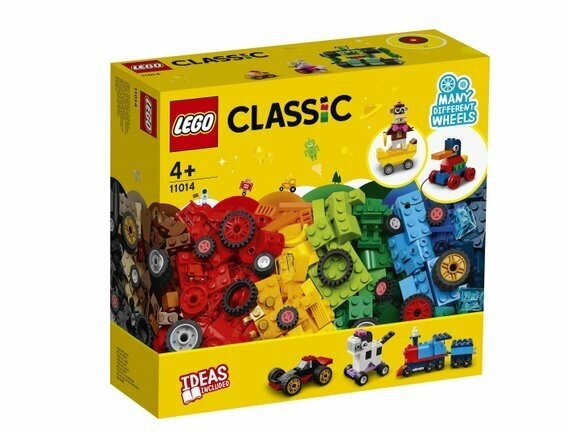 Конструктор LEGO CLASSIC "Кубики и колёса" (LEGO 11014)