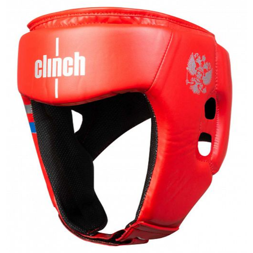 Боксерский шлем Clinch Olimp красный S шлем боксерский clinch olimp c112 l красный