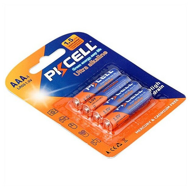 Батарейка PKCELL Ultra Digital Alkaline AAA/LR03