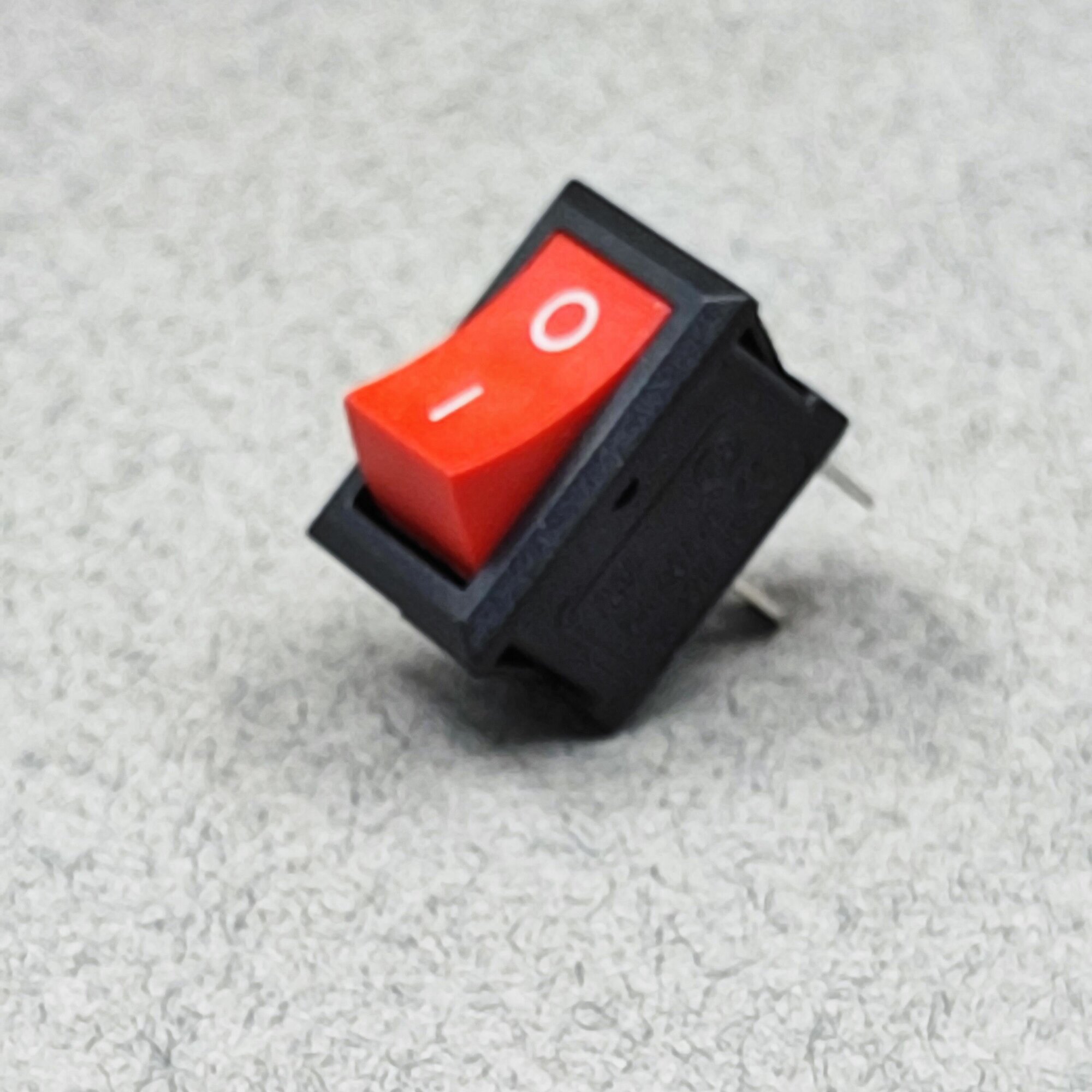 Выключатель для вытяжки 10А 2-pin KCD1 (Красный)
