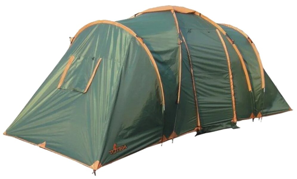 Палатка кемпинговая шестиместная Totem Hurone 6 V2, зелeный