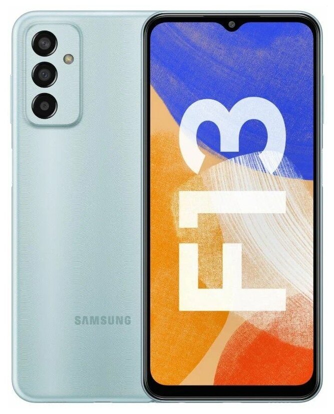 Смартфон Samsung Galaxy F13 4/64 ГБ, голубой