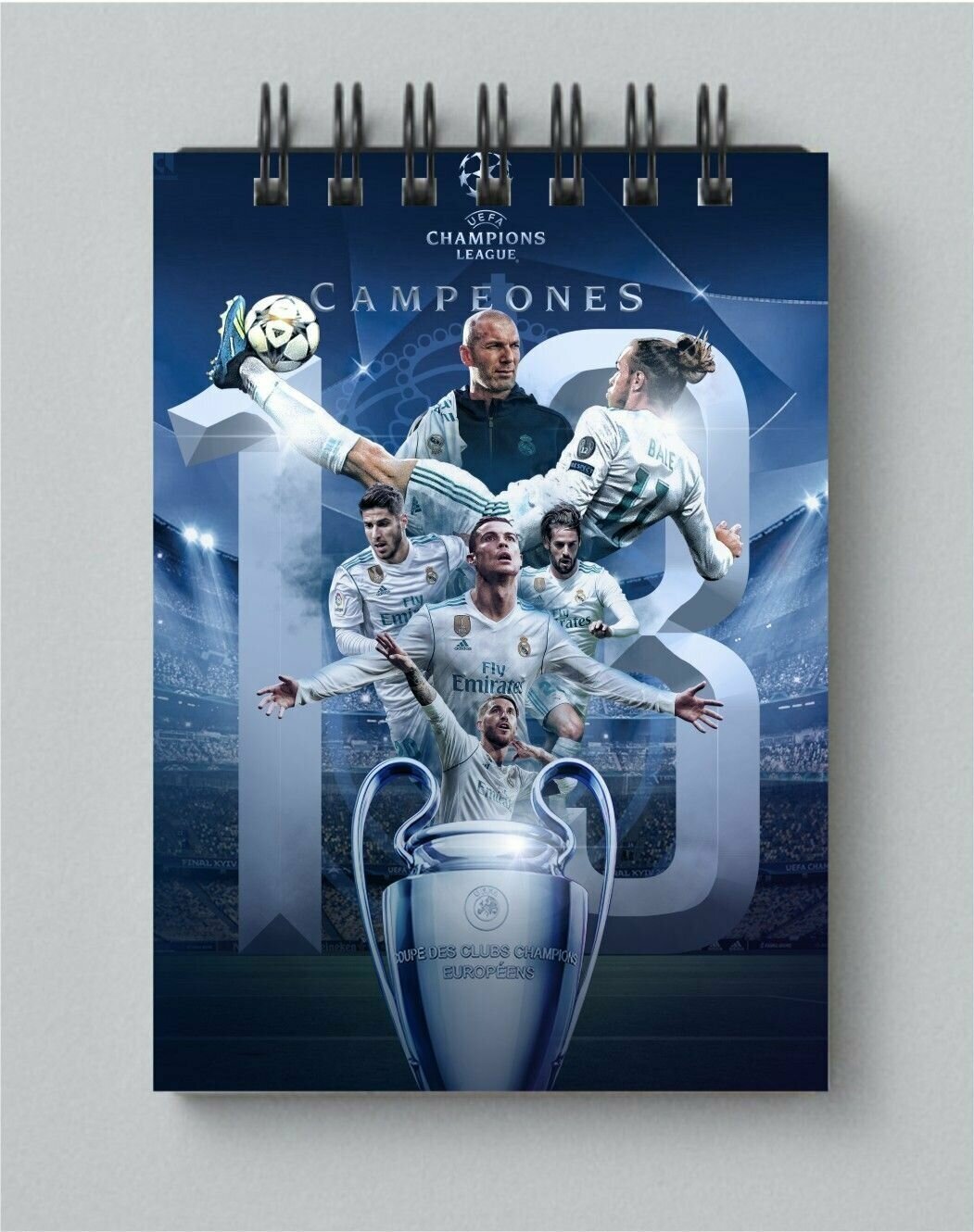 Блокнот футбольный клуб Реал Мадрид - Real Madrid № 31