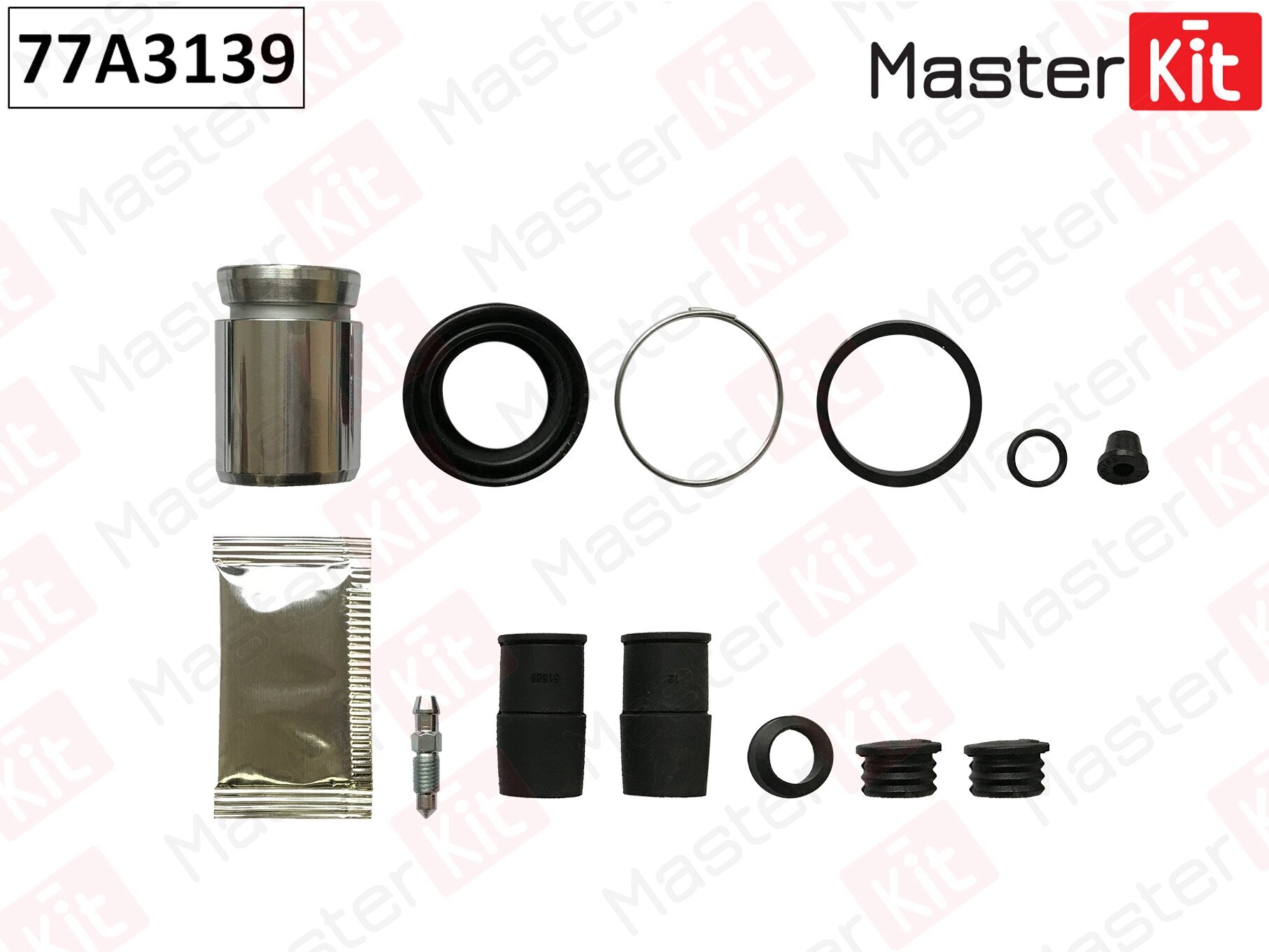 Ремкомплект тормозного суппорта + поршень Master KiT 77A3139