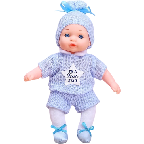 Развивающая игрушка кукла пупс с одеждой для девочки, рост 21,5 см, мягкое туловище, А509В