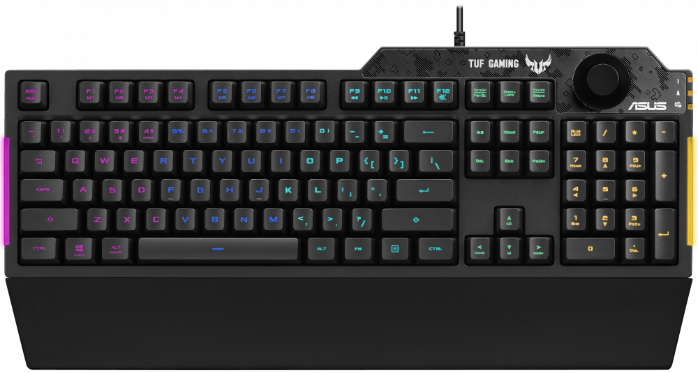 Клавиатура ASUS TUF Gaming K1 Black (90MP01X0-BKRA00)
