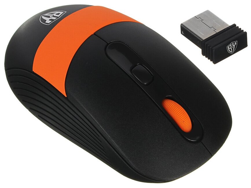 Компьютерная мышь беспроводная, 800/1200/1600DPI, покрытие Soft Touch, 1xAA, пластик