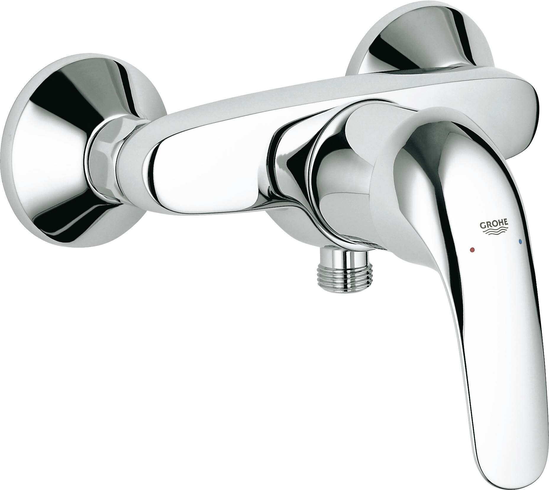 Смеситель однорычажный для душа, GROHE Euroeco, хром, (32740000)