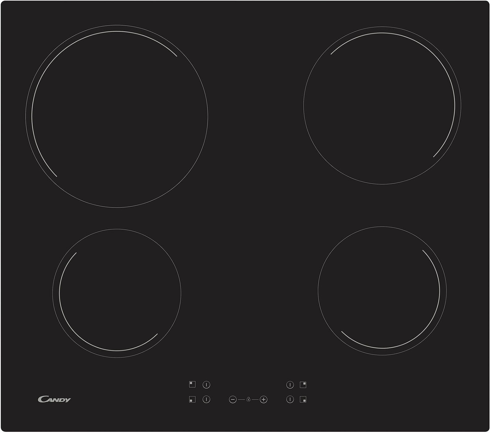 фото Электрическая варочная панель Candy CH64CCB/4U2