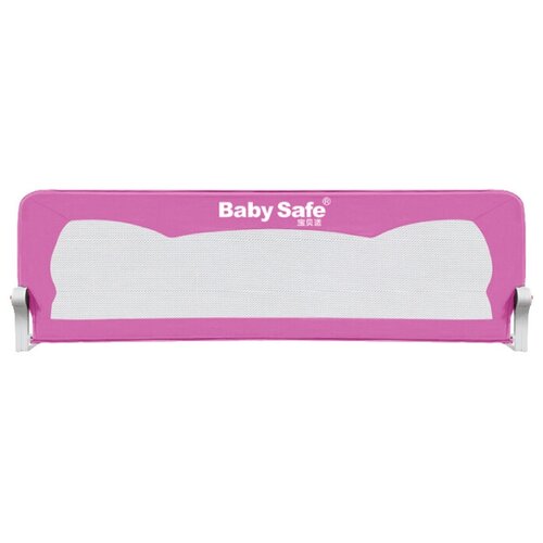 Baby Safe Барьер на кроватку Ушки 120х42 см XY-002A.CC, 120х42 см, пурпурный mika детская две кровати 90 см с основанием и матрасом белый белый серый