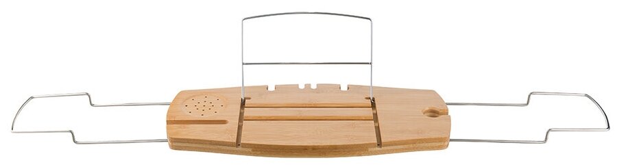 фото Полка для ванной, Kine, бамбук, 70х21 см