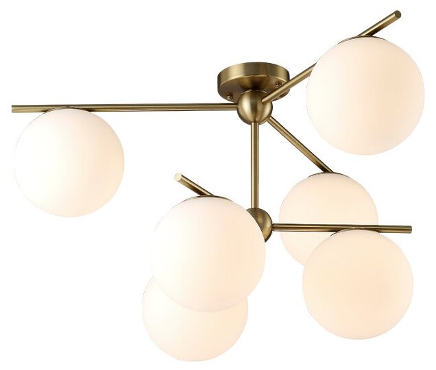 Люстра Crystal Lux FELIZ SP-PL6 BRONZE/WHITE — фото 1